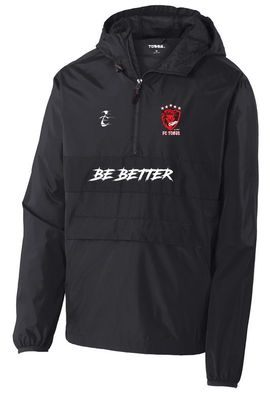 TOBES FC - 3/4 Zip Rain Jacket