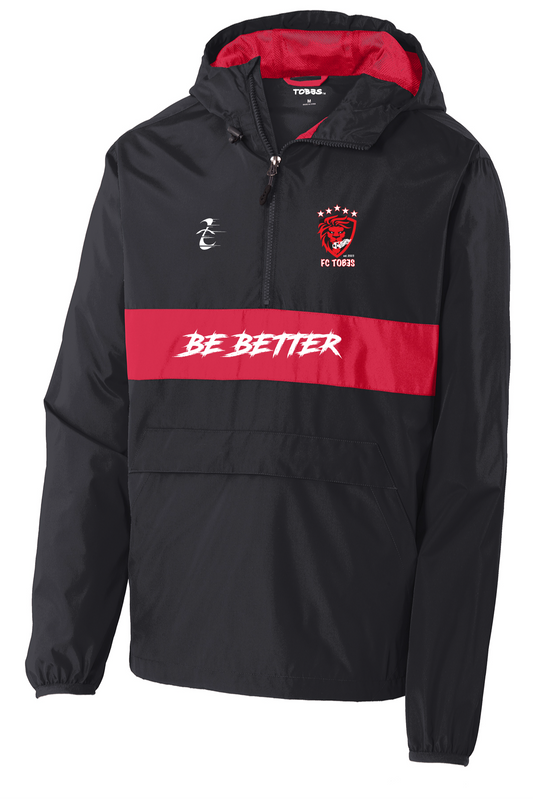 TOBES FC - 3/4 Zip Rain Jacket